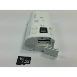Замена карты памяти Sony Action Cam Mini HDR-AZ1